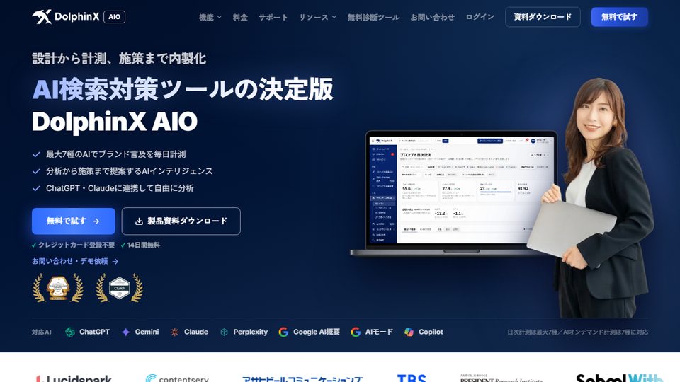 メディアリーチ「DolphinX AIO」の公式サイト
